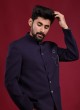 Jute Silk Designer Jodhpuri Suit